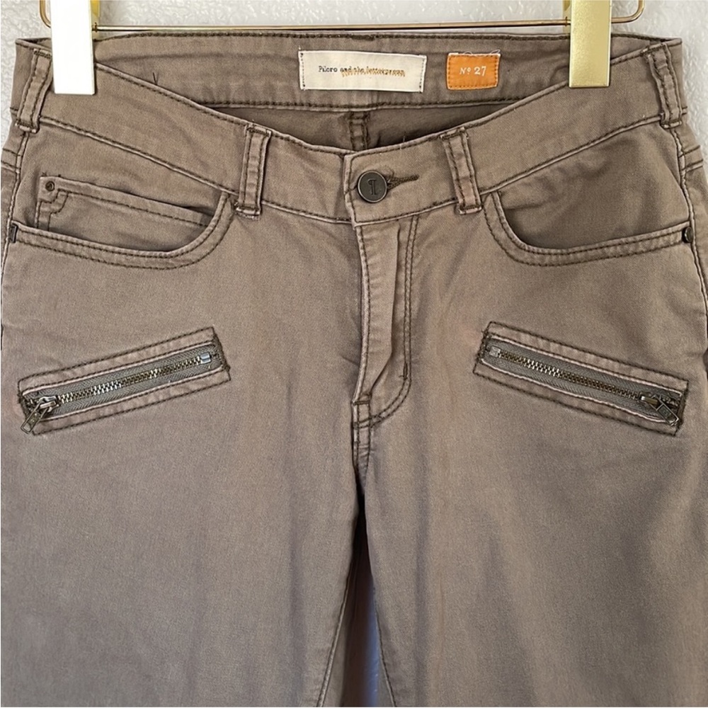 Moss Green Anthropologie Pants - Picture 2 of 4